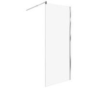 Shower Screen AHAUS 800 x 1900 mm Silver