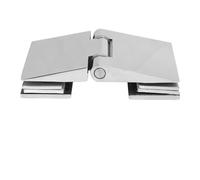 Shower Screen Hinges Beveled Double-Sided Hinge Stainless Steel Shower Room Glass Door Free Angle Heavy Duty Solid Hinges