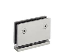 Shower Screen Hinges Glass Door Pivot Hinge 360 Degree Rotation Die-Casting Shower Display Cabinet Upper and Lower Replacement(Satin)