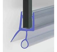 Shower Screen Seal Strip 6/8/10mm Bathroom Door Bottom Weatherstrip 2pcs 50cm PVC Frameless Water Deflector-8mm