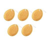 Shower Scrunchie 5pcs Soft Shower Sponges Seaweed Cotton Honeycomb Sponge Bath Exfoliating Body Scrubber with Hanging Rope