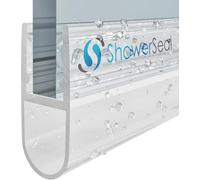 Shower Seal Extra Long 2m | Glass Range 4mm - 12mm Options | Bubble Depth 6mm to 18mm Options | Shower Door Bubble Seal (4-6mm Glass | 18mm Bubble Depth)