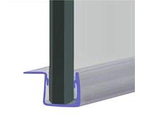 Shower Seal for Screens, Doors or Panels | Fits 4, 5 or 6mm Glass | 10mm Deflector Fin for When There is No Gap | 80cm, 90cm, 140cm or 2m Long | SEAL031 (200cm)