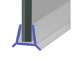 Shower Seal for Screens, Doors or Panels | Fits 4, 5 or 6mm Glass | Seals Gaps up to 3mm | 80cm, 90cm, 140cm or 2m Long | SEAL136 (200cm)