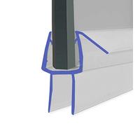 Shower Seal for Screens, Doors or Panels | Fits 4, 5 or 6mm Glass | Straight Fin Shape | Seals Gaps of Up to 10mm | 80cm, 90cm, 140cm or 2m Long | SEAL086 (80cm)