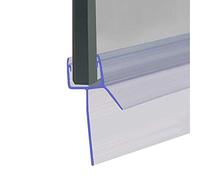 Shower Seal for Screens, Doors or Panels | Fits 4, 5 or 6mm Glass | Straight Fin Shape | Seals Gaps of Up to 35mm | 80cm, 90cm, 140cm or 2m Long | SEAL041 (90cm)