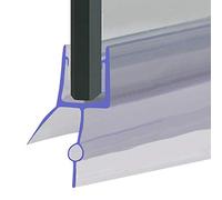Shower Seal for Screens, Doors or Panels | Fits 4, 5 or 6mm Glass | Straight Fin with Bubble Shape | Seals Gaps of Up to 16mm | 80cm, 90cm, 140cm or 2m Long | SEAL006 (80cm)