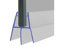 Shower Seal for Screens, Doors or Panels | Fits 4, 5 or 6mm Glass | Straight Triple Fin Shape | Seals Gaps of Up to 15mm | 80cm, 90cm, 140cm or 2m Long | SEAL070 (90cm)