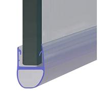 Shower Seal for Screens, Doors or Panels | Fits 8, 9 or 10mm Glass | Round Bubble Shape Seals Gaps of Up to 12mm | 80cm, 90cm, 140cm, 200cm or 250cm Long | Clear or Black | SEAL158 (250cm, Clear)