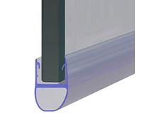 Shower Seal for Screens, Doors or Panels | Fits 8, 9 or 10mm Glass | Round Bubble Shape Seals Gaps of Up to 7mm | 80cm, 90cm, 140cm or 2m Long | SEAL009 (80cm)