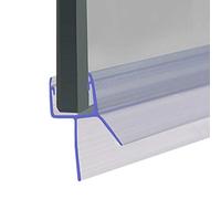 Shower Seal for Screens, Doors or Panels | Fits 8, 9 or 10mm Glass | Straight Fin Shape | Seals Gaps of Up to 12mm | 80cm, 90cm, 140cm or 2m Long | SEAL010 (140cm)