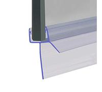 Shower Seal for Screens, Doors or Panels | Fits 8, 9 or 10mm Glass | Straight Fin Shape | Seals Gaps of Up to 50mm | 80cm, 90cm, 140cm or 2m Long | SEAL095 (200cm)