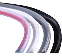 Shower Seals Wet Room Floor Sink Retaining Dams Countertop Strips, Collapsible Threshold Retaining Dams Shower Barrier Retention Systems(Clear,1m/39 inch)