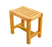 Shower Seat Bath Chair Bathroom Bench Stool 250kg Weight Capacity Heavy Duty Easy Assembly Lightweight TravelFriendly (Size: 42×33×50cm)