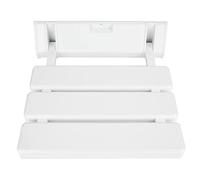Shower Seats Wall Mounted, Folding Shower Seat White, Wall Mounted Shower Seat, Fold up Shower Seat, Disability Shower Seat, Shower Seats Wall Mounted for Disabled Elderly, Maximum 130kg