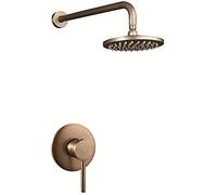 Shower Set Concealed Single All-Copper Shower Suite Features Antique Bed and Breakfast Hotel Bathroom Bathroom-Wall Shower Durable Auspicious Clouds LWX