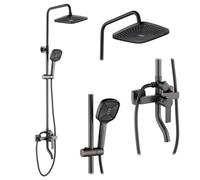 Shower Set Rea Argus Titanium, Brass