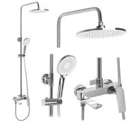 Shower Set Rea Avalon Chrome, Brass