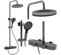 Shower Set Rea Creo Titanium, Brass