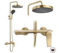 Shower Set Rea Vision Brush Gold