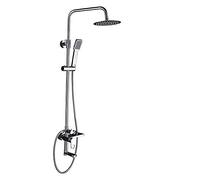 Shower Set Shower Shower Set, All Copper Main Body, Multifunctional Water Outlet, Classic Square,Classic Circle of, and Ancient Classic Home Decorati