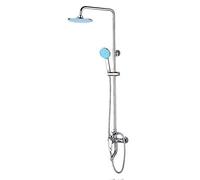 Shower Set Shower Shower Set, Pure Copper Chrome Plating, Lifting Rod, Pressurized Wall Hanging Sprinkler, Water Discharge of, and Ancient Classic Ho