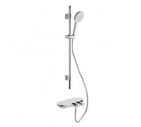 Shower set with 3 spray shower, thermostatic mixer, bar 90.5cm, Chrome/White (SATSSTKPF1)