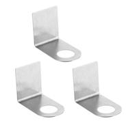Shower Shampoo Holder - 3 Adhesive Stainless Steel Hooks | Wall Hooks for Bathroom Shower Organizer | For Bottle Balm Tile Marble Glass Wood Home