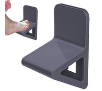 Shower Shave Footrest - Non Slip Triangular Leg Support Pedal | Bathroom Shaving Step Stool | Stable Wall Mounted Foot Rest | Pedicure Helper for Women, Compact Washroom Tool