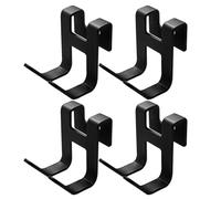 Shower Shaver Holder - Bathroom Hook Organizer, Metal Hanging Rack, Utility Storage Solution | Wall Mounted Double Hook Shelf, Rustproof Space Saving Organizer, Home Bathroom Accessories