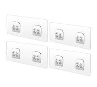 Shower Shelf Adhesive Replacement - 4 Pieces Sticky Pads, Organizer Mounting Strips, Strong Wall Attachment Stickers, Rack Holder Accessories | Shower Rack Apartment for House Bedroom Tile RV