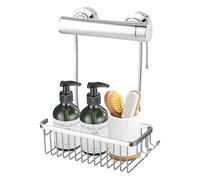 Shower Shelf Hanging Shower Shelf, Shower Shelf Without Drilling Shampoo, Aluminium Shower Shelf, Shower Basket Hanging on the Tap, 36 x 30 x 12 cm