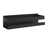 vidaXL Shower Shelf Shower Caddy Rack Matt Black Brushed 304 Stainless Steel