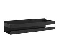 vidaXL Shower Shelf Shower Caddy Rack Matt Black Brushed 304 Stainless Steel