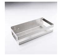 Shower Shelves,Shower Organiser Bathroom Shelf Stainless Steel Shower Rack Corner Shelf Square Bath Shower Wall Mounted Storage Organizer Rack (Color : 20cm)