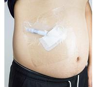 Shower Shield 8" x 8" PICC Line Cover Moisture Barrier，Wound Dressing -One Week Supply (7 Pack)