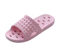 Shower Shoes for Adult Comfortable and Soft Slippers Quick Dry Non-Slip with Drain Holes for Bathroom Pool Beach Memory Foam Cushion Slippers for Men Women (4.5)