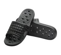 Shower Shoes for Adult Comfortable and Soft Slippers Quick Dry Non-Slip with Drain Holes for Bathroom Pool Beach Memory Foam Cushion Slippers for Men Women (5.5)