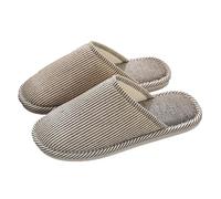 Shower Shoes Women Non Slip Towelling Slippers Men and Women House Slippers Non Slip Cotton Linen Indoor and Outdoor Slipper Sandals Toe Bedroom Size 9 Womens Slippers Womens Flip Flops (Coffee, 5-5)