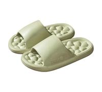 Shower Shoes Women's Lightweight Bathing Slippers Women's 40 Soft Lightweight Slippers Acupressure Massage Slippers Wear Resistant Shower Shoes Flat Bathing Shoes Summer Beach Slippers, Green, 8 UK