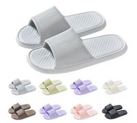 Shower Sliders Women Cloud,Flat Slides For Women,Solid Colour Non-Slip Slide,Lightweight Comfortable Slides,Quick-Dry Bathroom Sandals,Open Toe,Breathable,Outdoor And Indoor Footwear