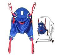 Shower Sling,Lift Sling for Toileting， Patient Lift Toileting Sling Patient Full Body Sling Patient Lift Bathroom Transfer Hammock(Medium)