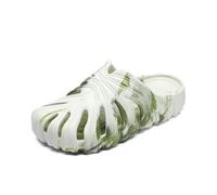 Shower Slipper, Breathable Summer Slippers for Men & Women - Thick Sole Comfortable Hole Sandals(White,6.5 UK)
