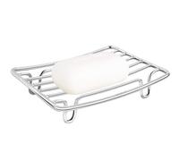 Shower Soap Dish | Self-Draining Bathroom Soap Dish | Stainless Steel Wire Tray Drain Sponge Rack for Apartment RV Guest Sink Kitchen Cabinet Restroom Home Dorm Travel