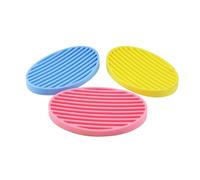 Shower Soap Dish, Silicone Flexible Toilet Soap Holder Plate Bathroom Soapbox Soap DishDurability