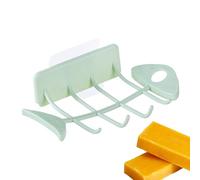 Shower Soap Holder on the Wall, Bathroom Shelf, Self-Draining Soap Dish for Homeowners, Bathroom, Hotel, Home, Dormitories, Shower Cubicle, Kitchen, Washroom, Garage, Washbasin Area, Toilet