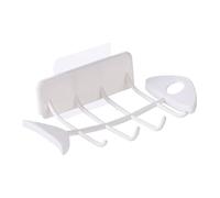 Shower Soap Holder - Wall Mounted Soap Dish | Self Draining ABS Soaps Tray for Bathroom Shower Stall Kitchen Laundry Garage Vanity Area Restroom, Compact 14x10.2x3.5cm Organizer for Home Hotel Dor