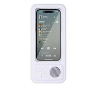 Shower Speaker Waterproof Phone Holder, 9.6 x 4.3 x 1.7 in Waterproof Phone Case with Wireless Speakers, IPX5 Anti-Fog Sensitive Touch Screen, 12H Playtime Wall Mount Stand for Bathroom Shower