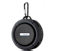 Shower Speaker with Bluetooth, IPX7 Waterproof, Dynamic Lights and True Wireless Stereo, Portable for Bathroom Use (Blue)
