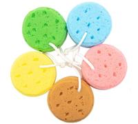 Shower Sponge 5pcs Bath Massage Sponges Honeycomb Exfoliating Body Cleaning Shower Ball Scrubber for Women Men